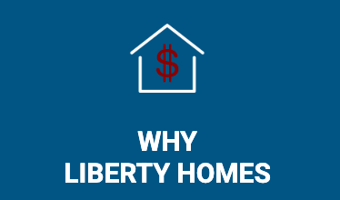 Blue graphic with a house icon with a red dollar sign inside, text reads 