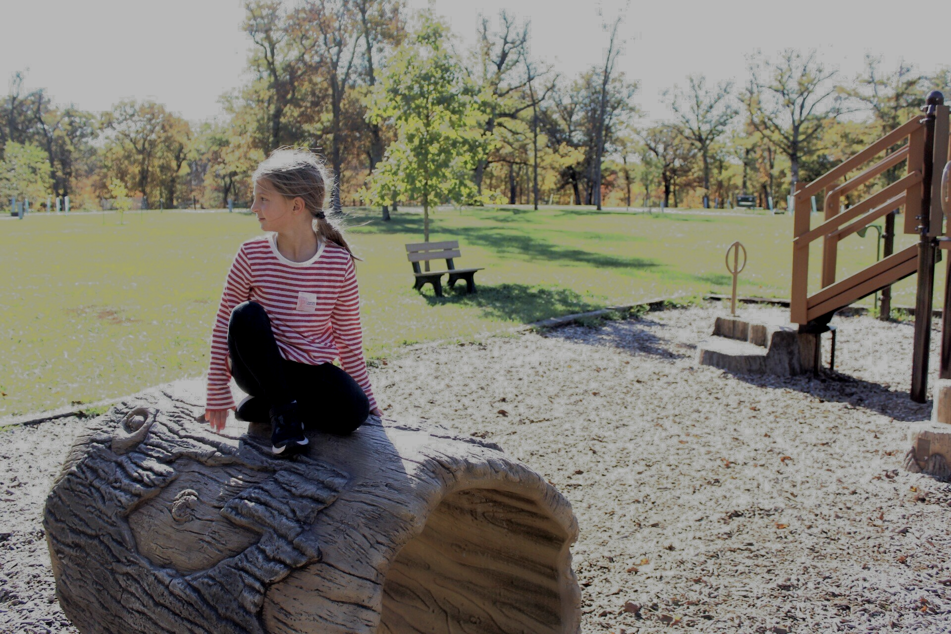 Girl In Park at Boone Iowa