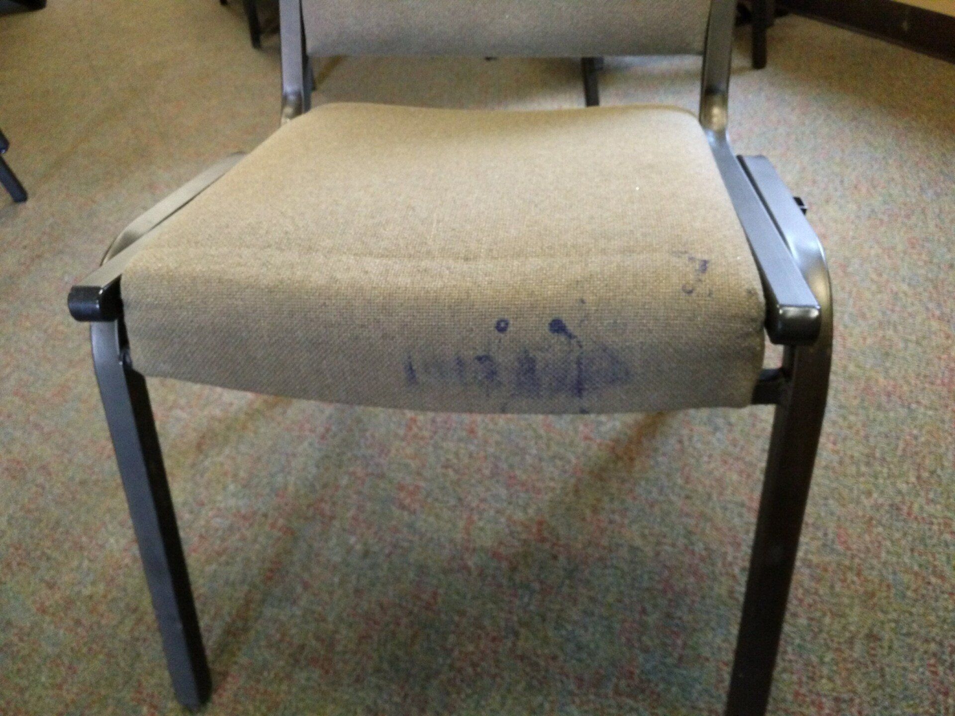 Ink Stains on Chair — Gallatin, TN — Master’s Touch Cleaning and Restoration