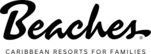 The logo for beaches caribbean resorts for families