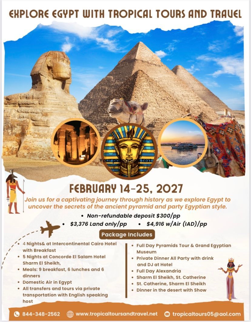 A poster for ghana with tropical tours and travel