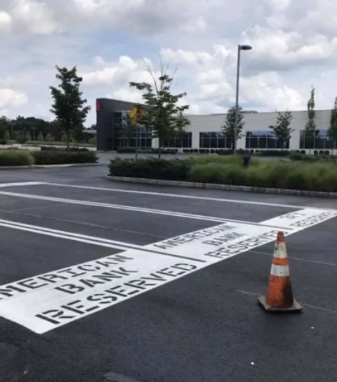 Custom Asphalt Line Striping and Marking, Sealcoating, Chester County PA