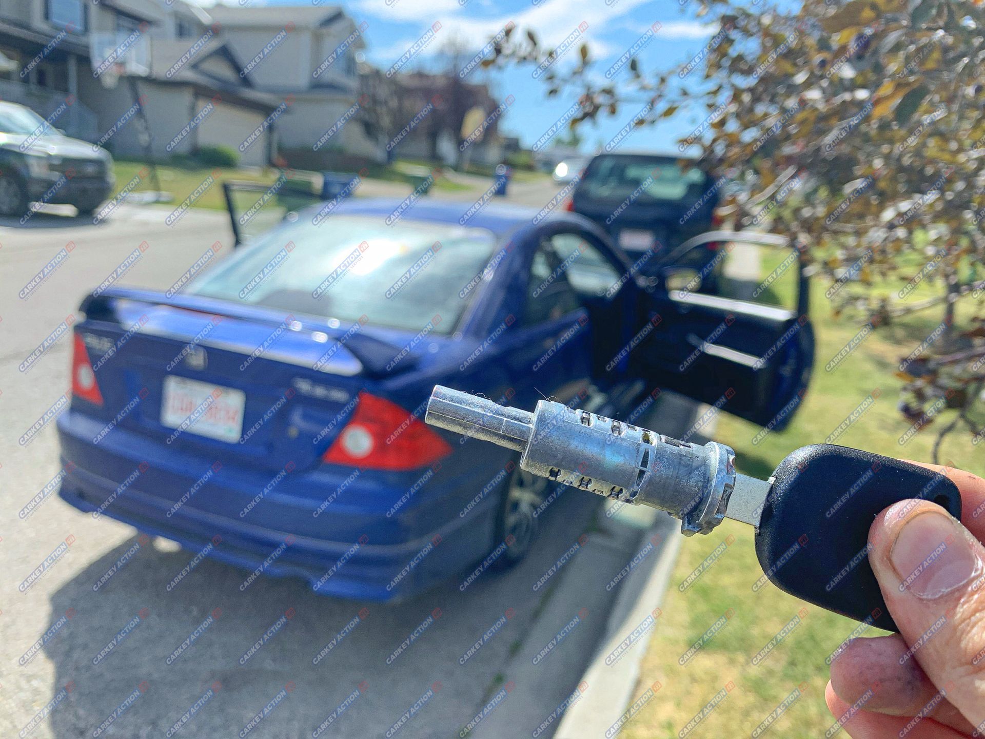 honda-civic-ignition-lock-cylinder-with-key