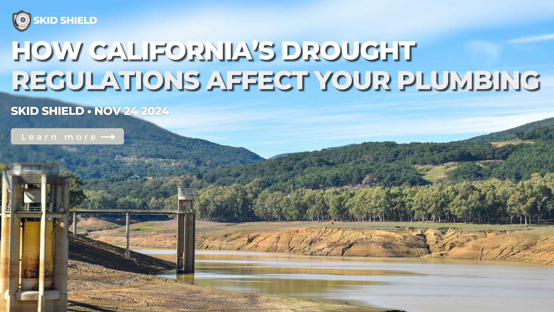 California lake holding low levels of water due to drought