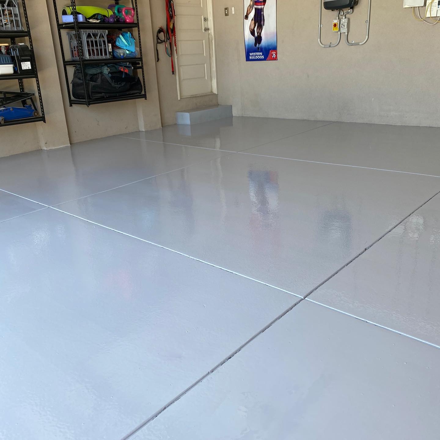 White Epoxy Finish - Gnangara, WA - Epoxy West