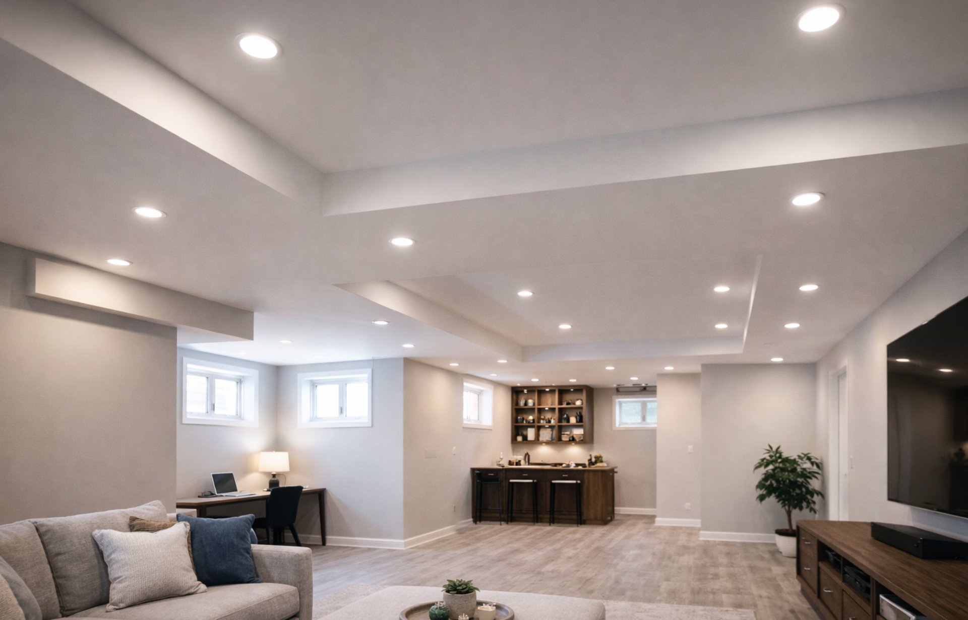 Basement Ceiling Ideas | Make Your Basement Feel Taller