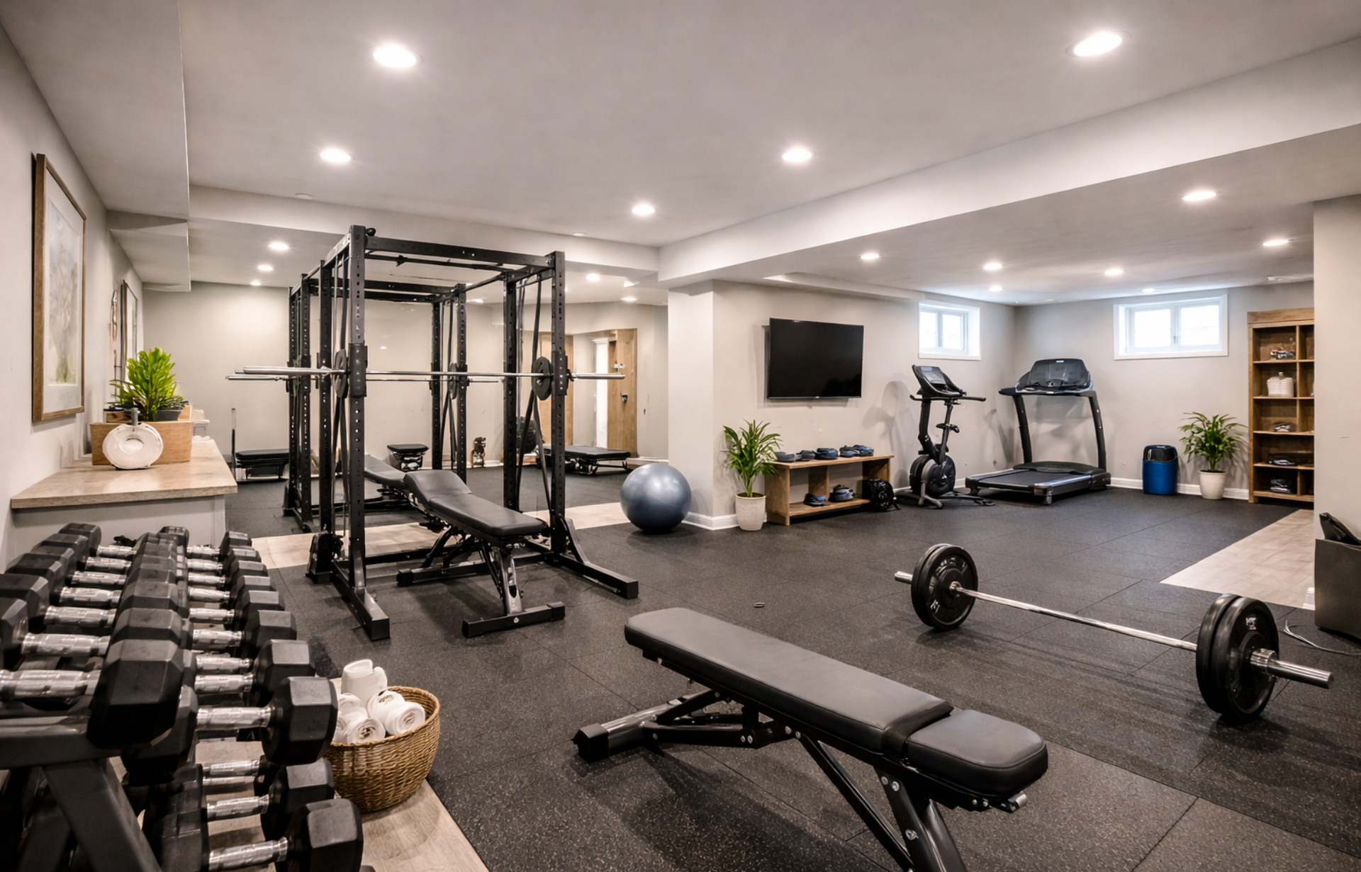Basement Home Gym Design Ideas for Ontario Homes