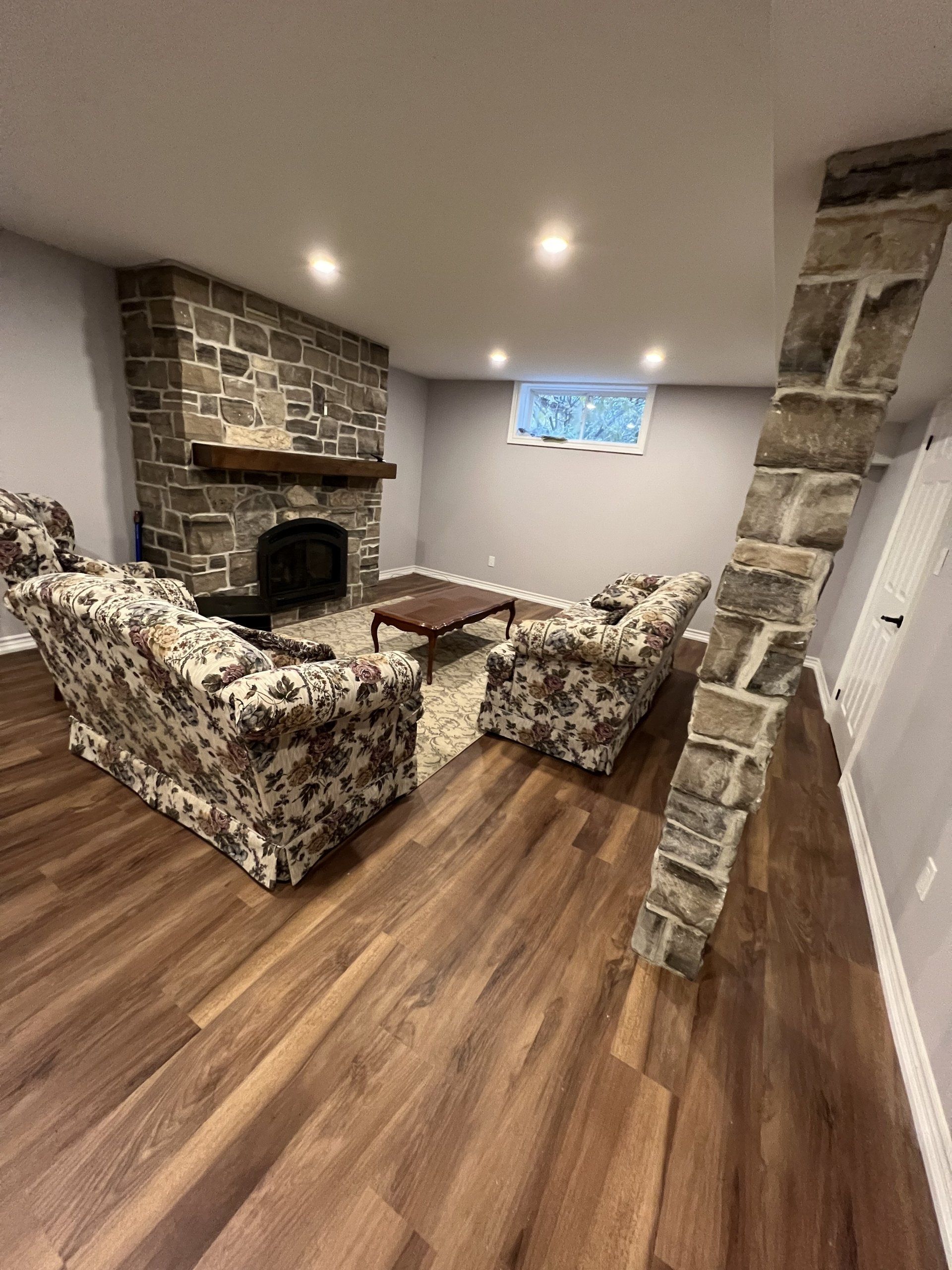 Modern basement renovation - 037
