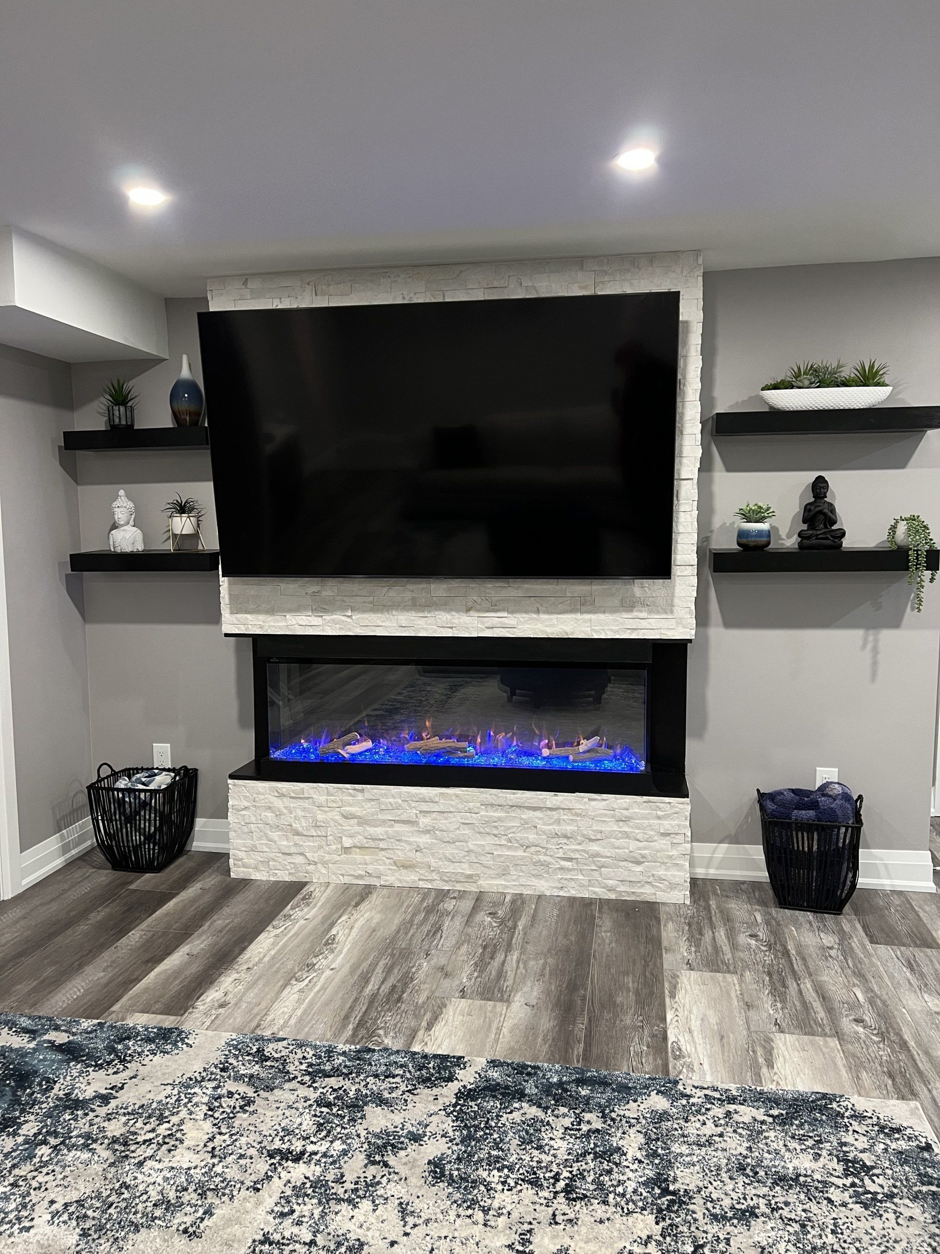 Modern basement renovation - 031