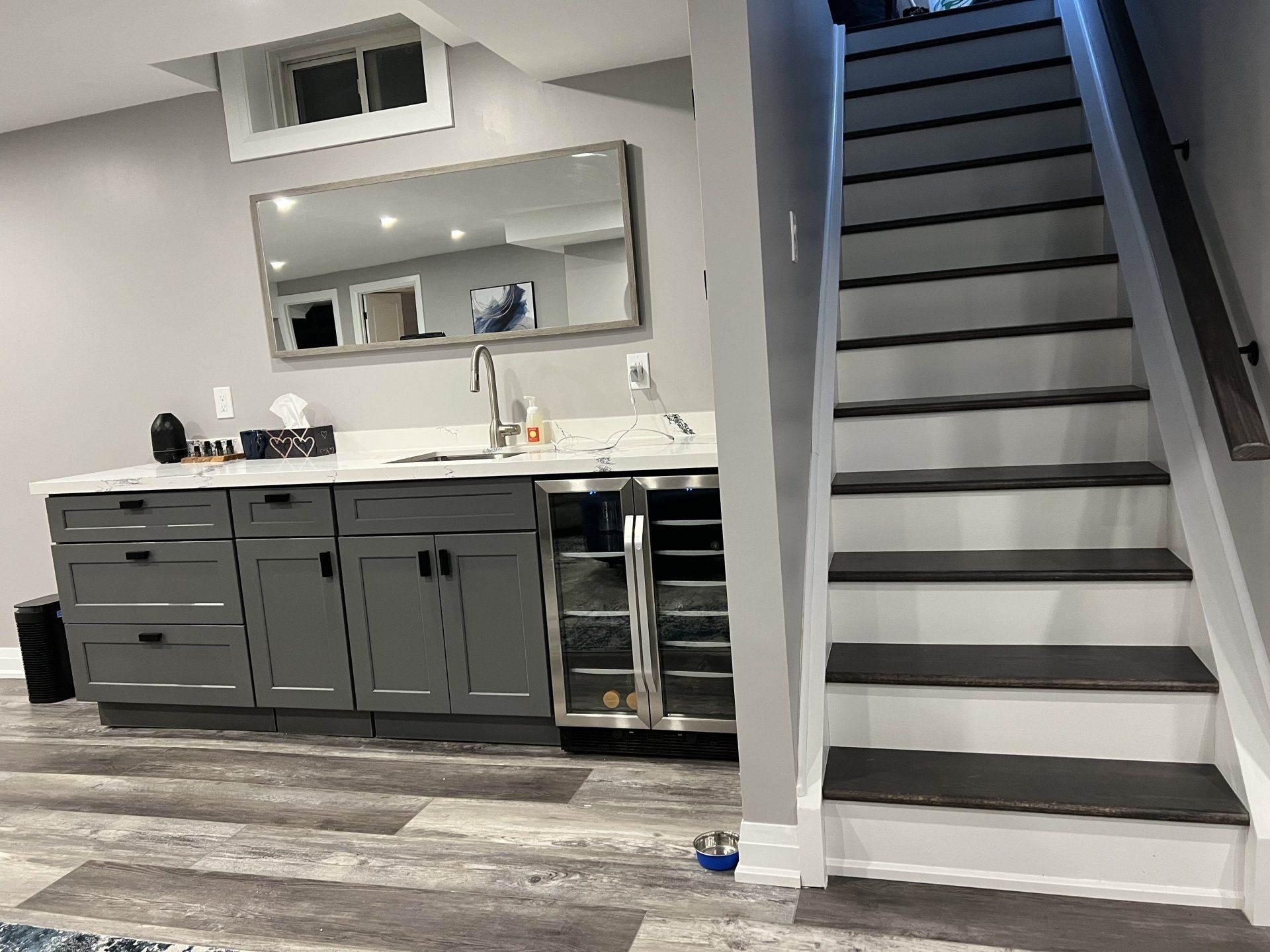 Modern basement renovation - 030