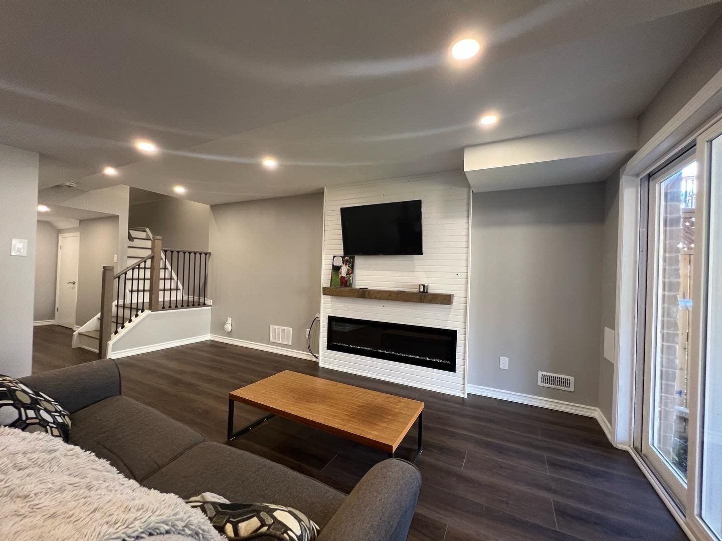 Modern basement renovation - 001