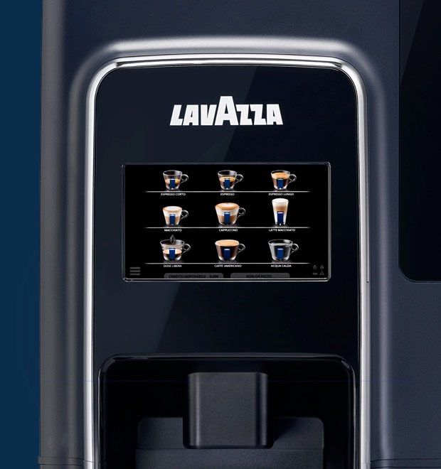 monitor di distributore a cialde lavazza