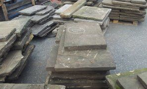 refurbished roofing slabs