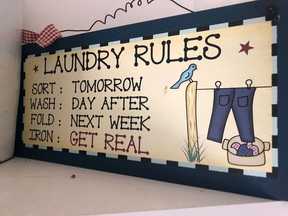 Laundry Rules Signs - Appliance Repairs in Taree, NSW