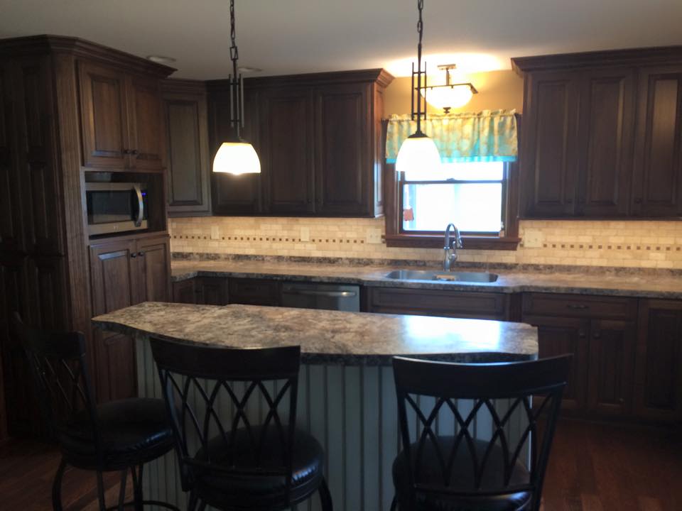 Three Barstools On Kitchen Countertop — Forrest, IL — Finishing Touch
