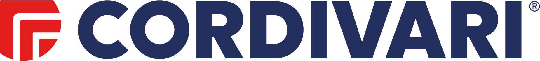 The word cordivari that is on a white background