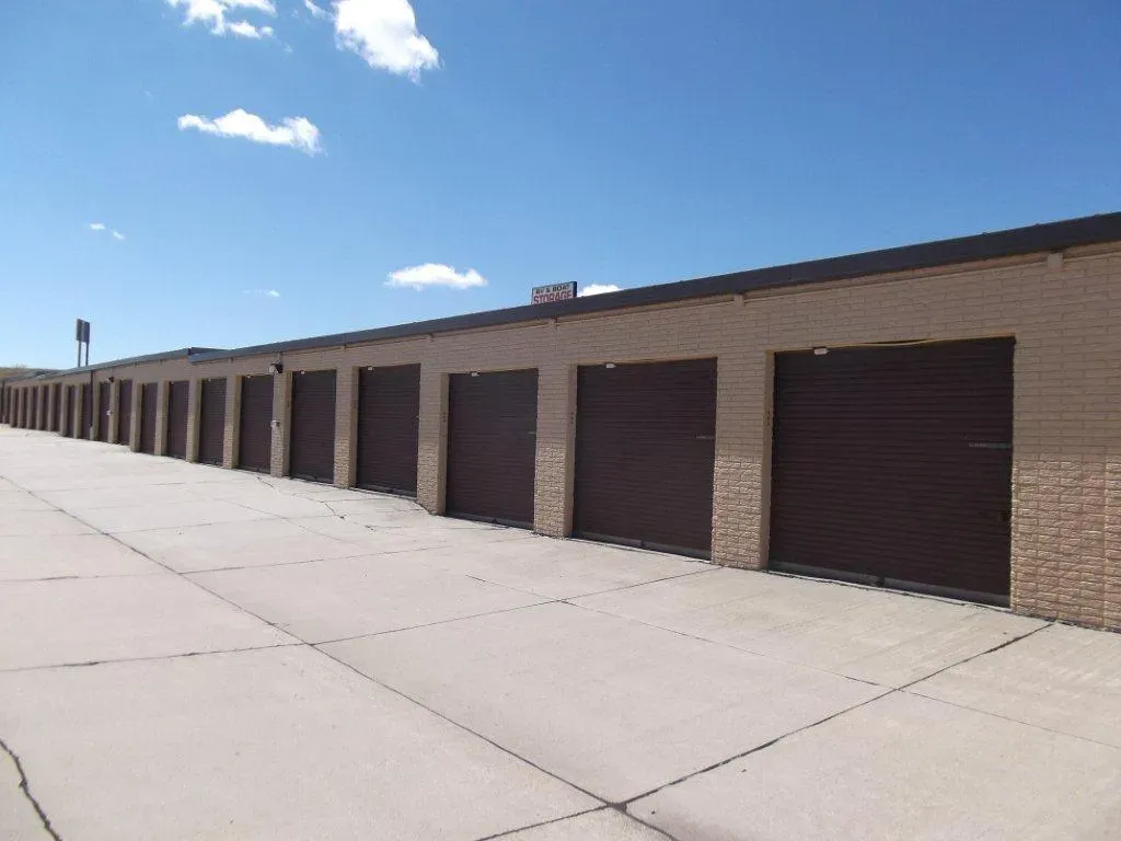 Red Storage Doors — Des Moines, IA — Capitol City Mini Storage