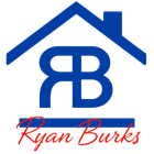 The logo for ryan burks shows a house with a roof