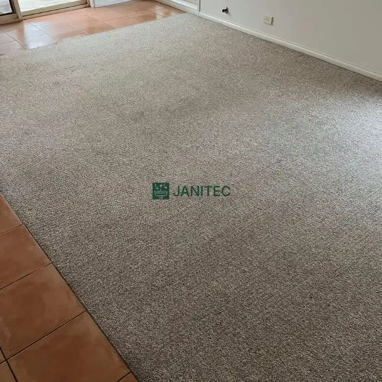 Carpet traffic lane after cleaning in Calgary