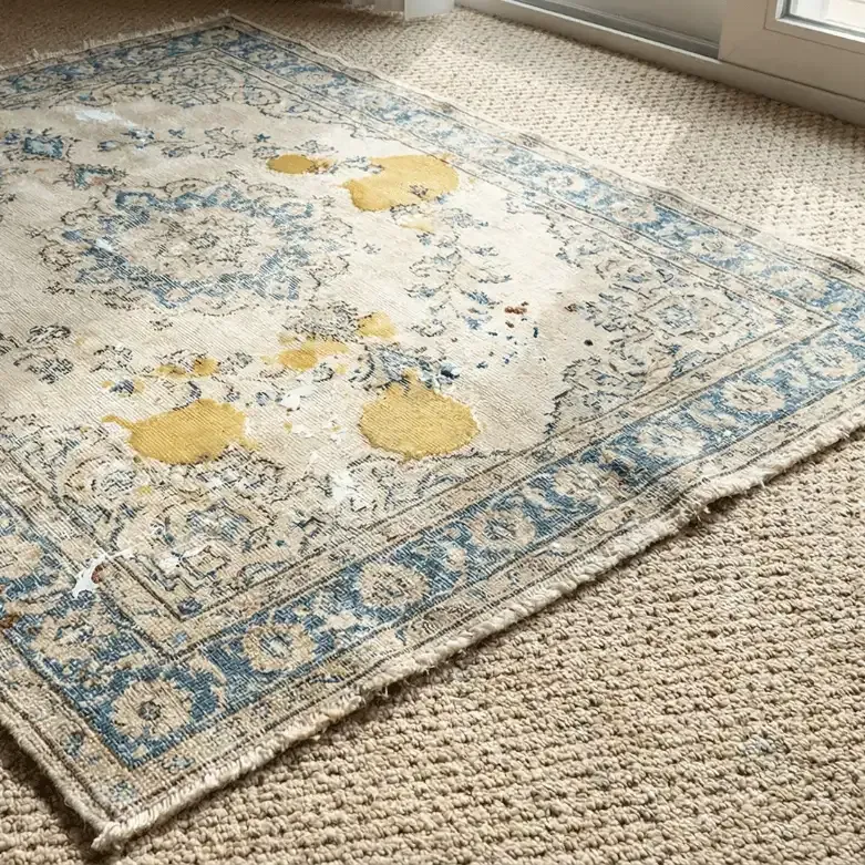 rug cleaning calgary before and after photo by janitec cleaning