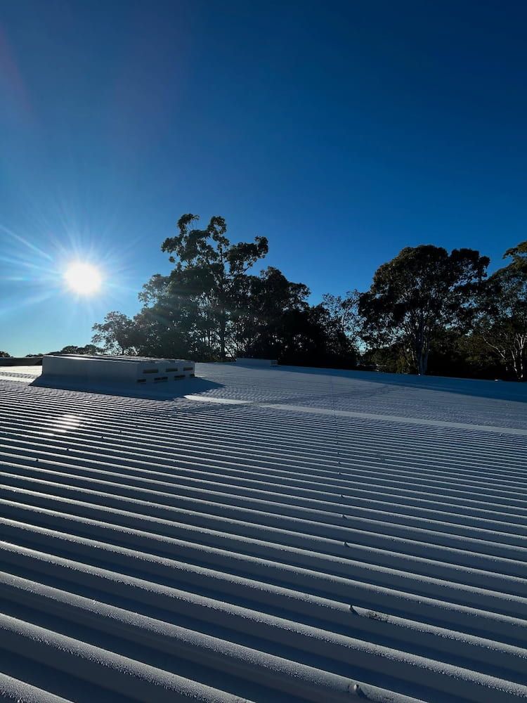 A Metal Roof in Bright Sunlight — Ace1 Metal Roofing in Diamond Beach, NSW