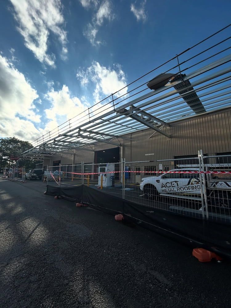 Car Wash Under Construction — Ace1 Metal Roofing in Nabiac, NSW