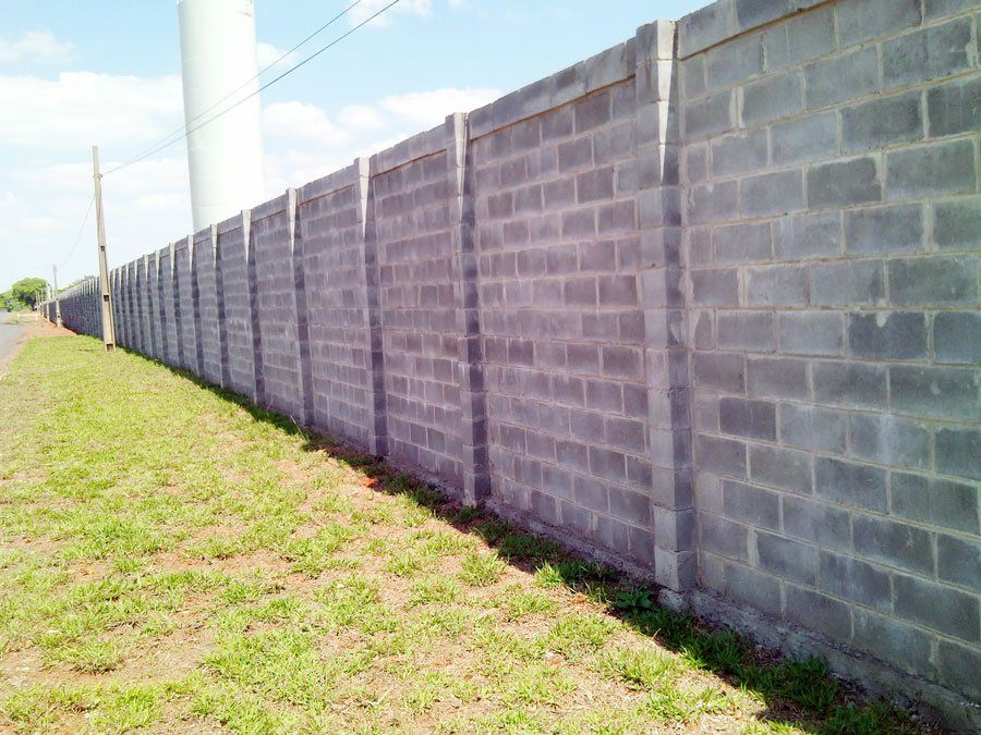 Obras de Muro com Blocos de Concreto - GGM Artefatos de Cimento