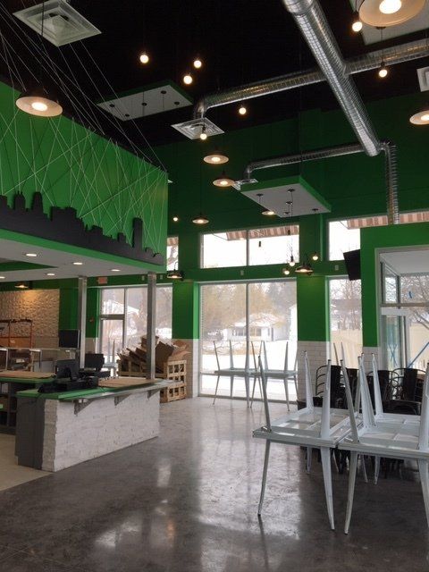 Lighting Install at a new Pita Gormet.