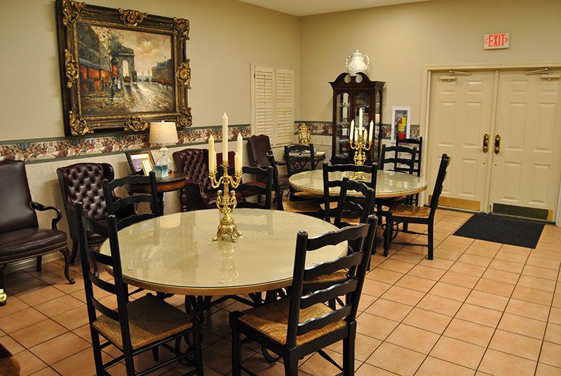 Interior view of Lucas & Son Funeral Home Lounge Area Pikeville, KY