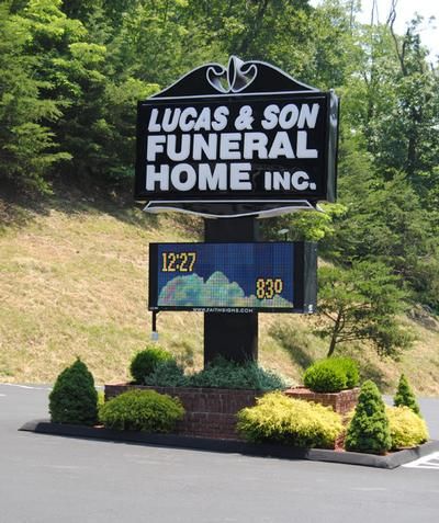 Lucas & Son Funeral Home Signage Pikeville, KY
