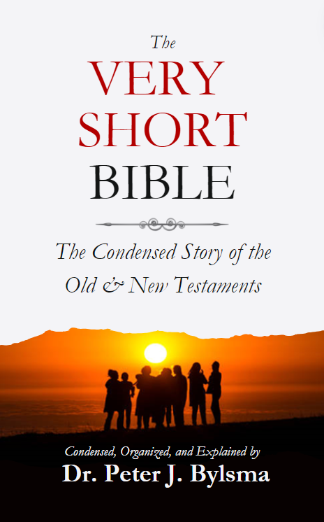 A book called the very short bible by dr. peter j. bylsma