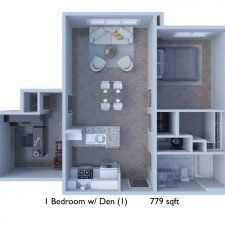 floor plan den 1