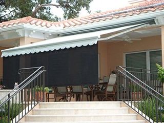 White Awnings On Terrace — Ormond Beach, FL — Cypress Head Screens Inc.