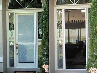 Door With & Without Screen — Ormond Beach, FL — Cypress Head Screens Inc.