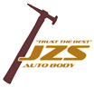 Logo of JZS Auto Body with a brown hammer and gold lettering.