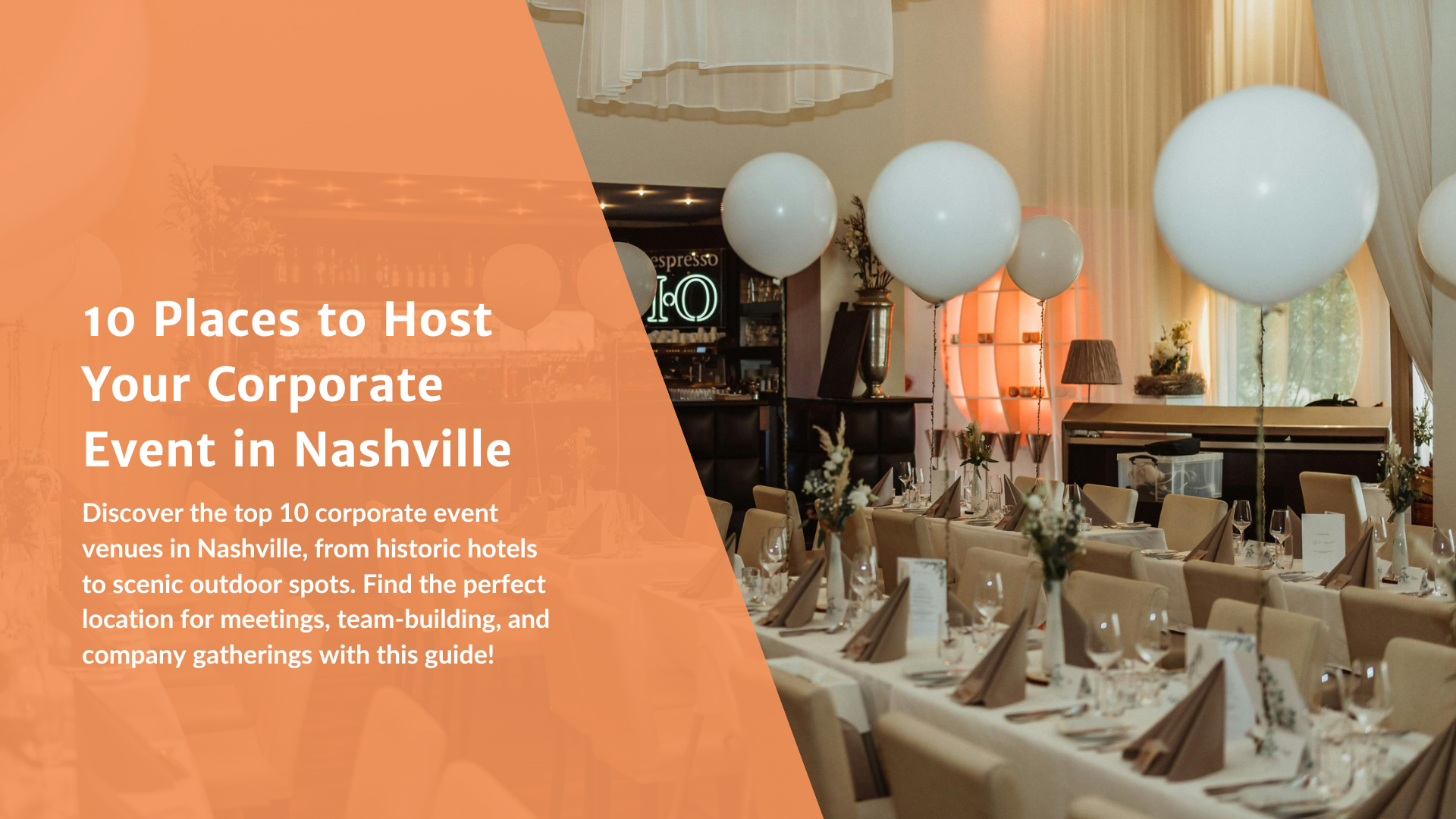 There are many places to host your corporate event in nashville.