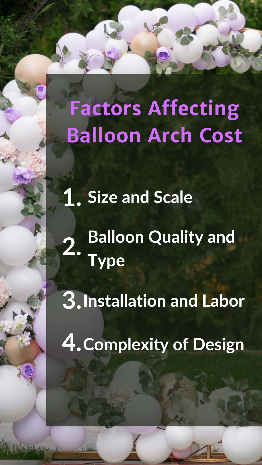 How Much Does A Balloon Arch Cost in Nashville?-Pinterest Pin