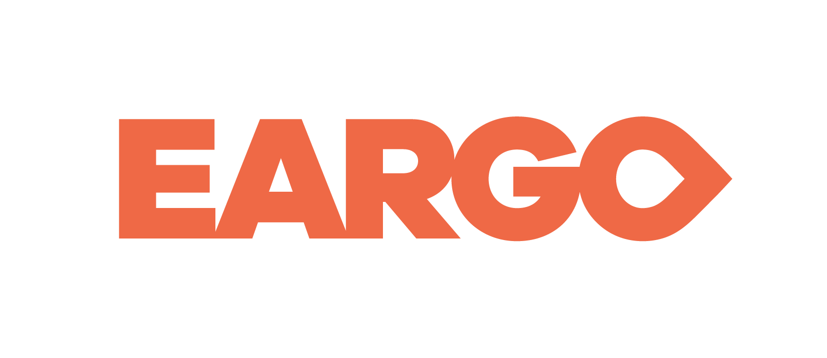 The logo for e argo is orange and white on a white background.