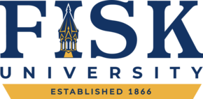 The logo for fisk university established in 1866
