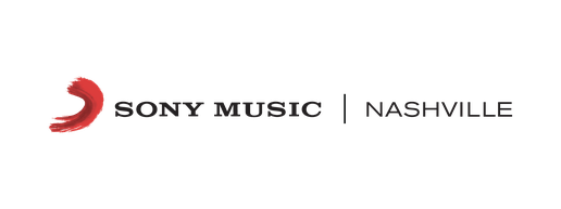 A logo for sony music nashville on a white background.