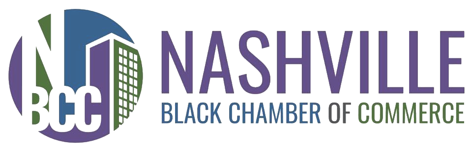 The logo for the nashville black chamber of commerce