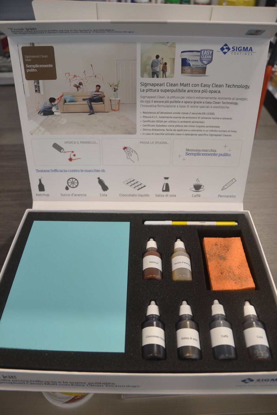 pittura smacchiabile