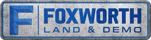 A logo for Fox Worth Land and Demo LLC.