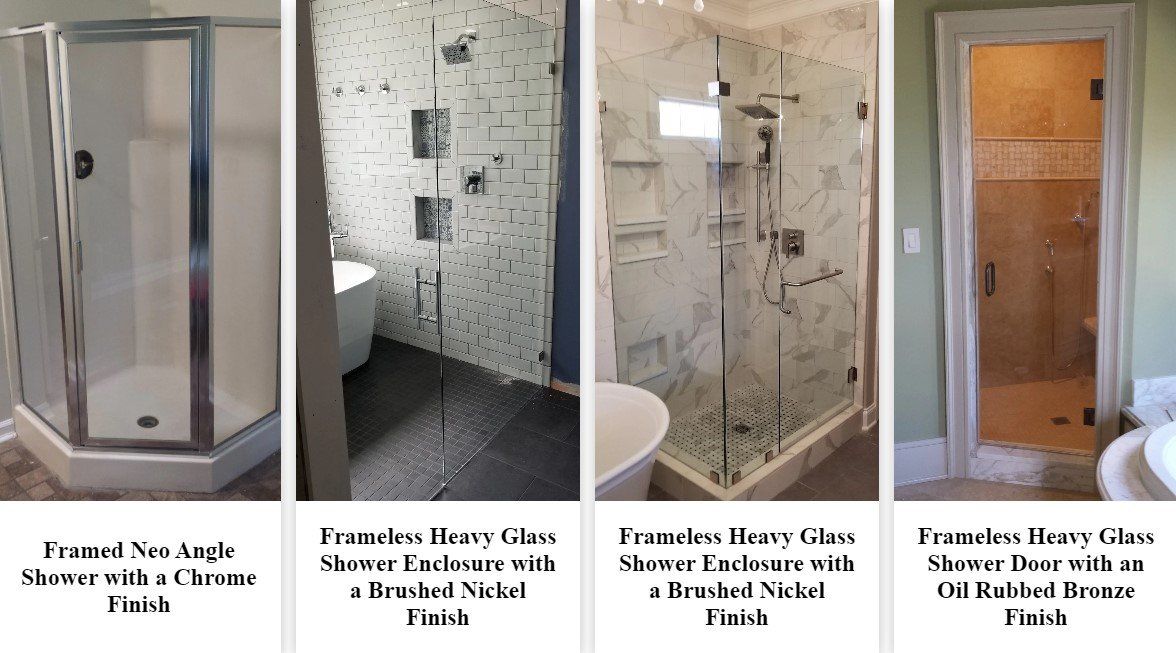 Framed Neo Angle Shower — Decatur, AL — Huntsville Glass