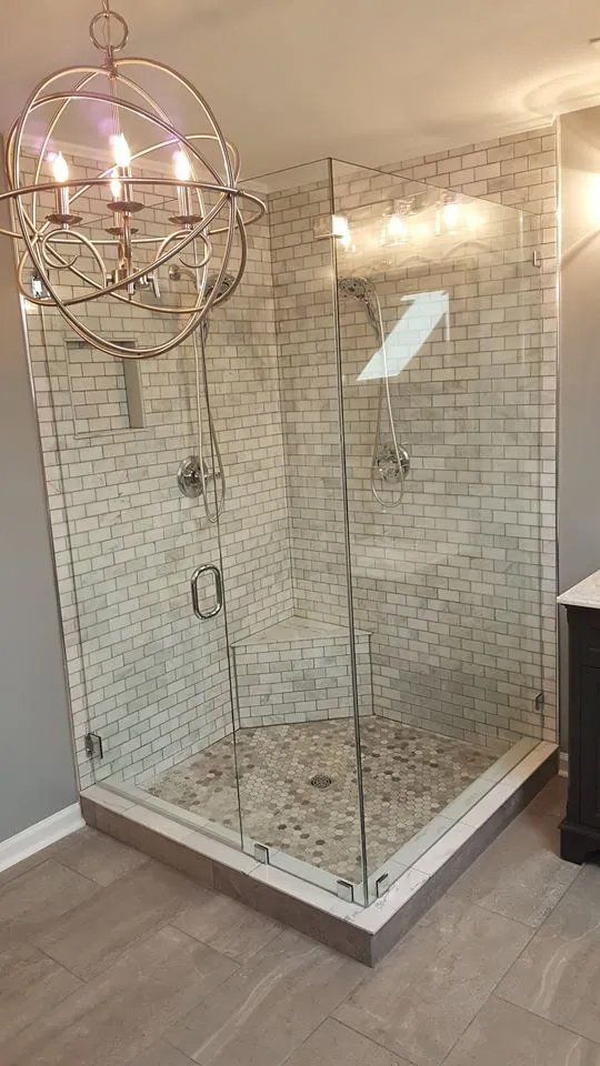 Elegant Bathroom — Decatur, AL — Huntsville Glass
