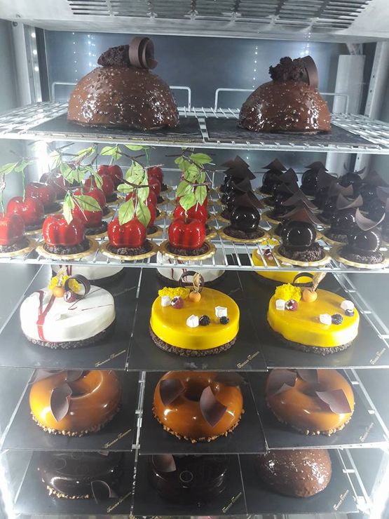 Prodotti di pasticceria artigianale al cioccolato