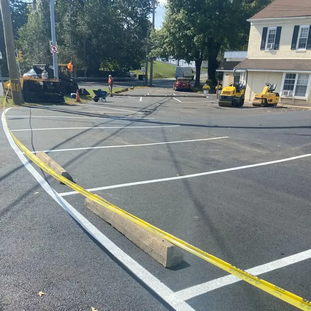 Asphalt Parking Lot Paving Parking lot paving, full-service asphalt paving company, Allstate Paving of PA.