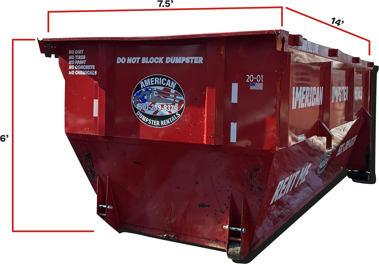 20 yard dumpster