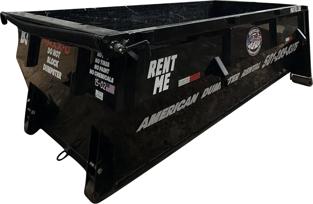american dumpster rental truck
