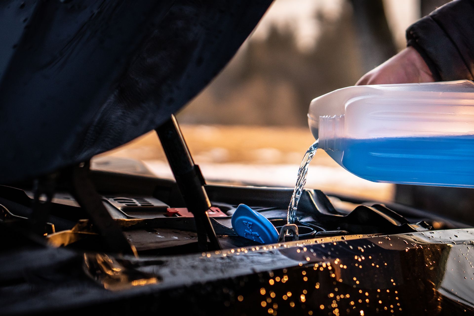 Why Adding Water Instead of Windshield Wiper Fluid Is Dangerous for Cars | Evergreen Auto Repair